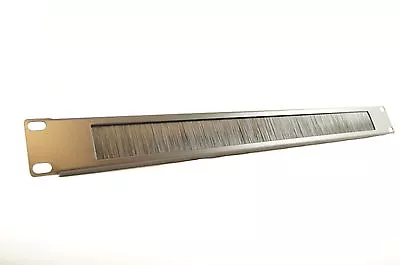 2 X 1U Brush Strip Panels Black For 19  Rack Enclosures Comms Cabinets • £12.99