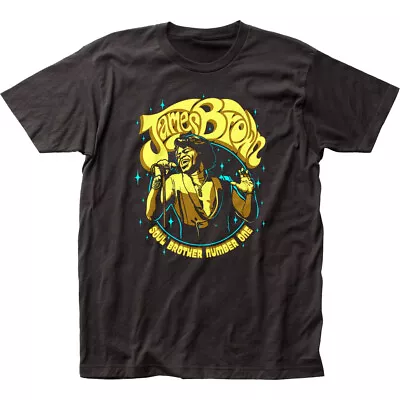 $17.49 • Buy James Brown Soul Brother T Shirt Mens Licensed Rock N Roll Music Tee New Black