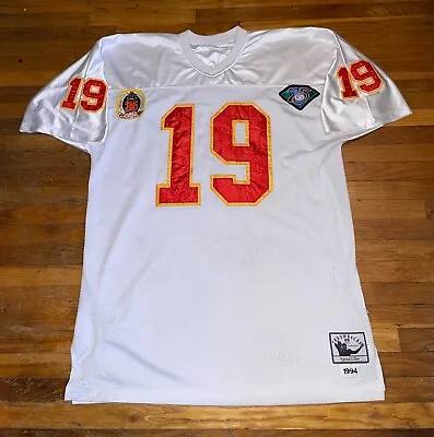 Kansas City Chiefs Joe Montana #19 Mitchell & Ness Throwback 1994 Jersey Size 58 • $65