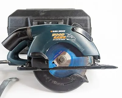 Black & Decker 6.5  Corded Circular Saw Wood Hawk C2020 W Case - TESTED - EUC • $69.97