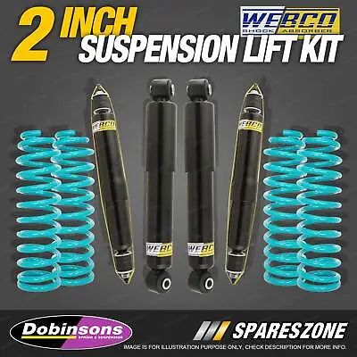 2 Inch Lift Kit Webco Shock Dobinsons Coil Spring For LANDROVER Discovery Ser I • $685