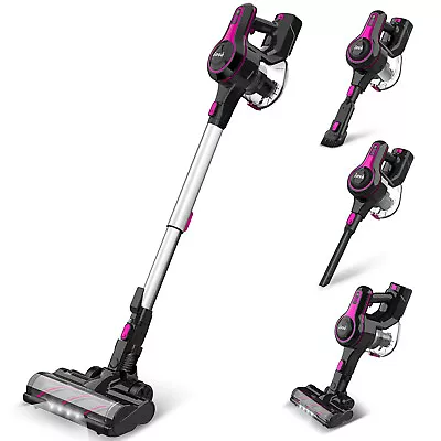 $51.99 • Buy INSE Red N5 16Kpa 45Mins Cordless Handheld Stick Carpet Floor Vacuum Cleaner