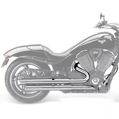 Victory Motorcycle New OEM Stage 1 Straight Exhaust Chrome Hammer + 2878304-156 • $749.98