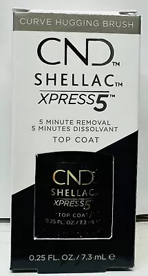 £13.95 • Buy CND Shellac XPRESS5 TOP COAT 7.3ml ~ BOXED~