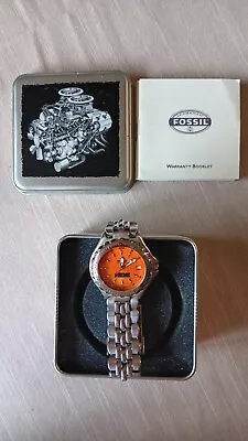 Mopar Collectors  Guide 426 Hemi Fossil Watch Hemi  Orange Rare • $400
