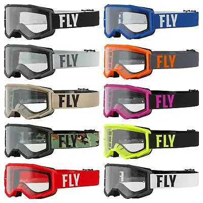 Fly Racing Focus Motocross Goggles Youth Motorcycle MX Moto ATV Dirtbike MTB SxS • $23.95