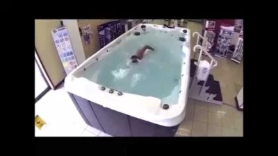 $10000 • Buy SWIM SPA - PREMIUM LEISURE - AQ14 - 14ft - 3 Swim Jets, 39 Jets,  2 Jet Seats