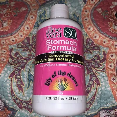 Lily Of The Desert Aloe Vera 80 Stomach Formula  32 Fl.oz • $4.99