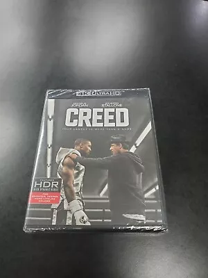 Creed Ultra HD Blu Ray Brand New NOS Michael B. Jordan Stallone MGM No Slipcover • $18