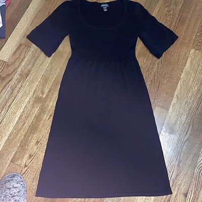 Spense Black Knitted Womens Quarter Length Sleeve Black Dress • $15