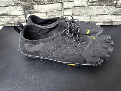 Vibram Shoes Mens EU 44 US 10 Gray White Barefoot Trail Running Sneaker • $50