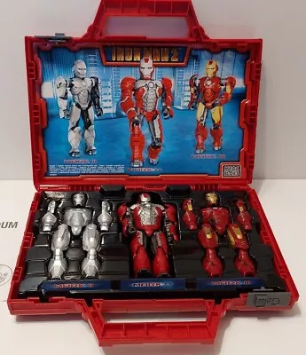 Iron Man 2 Tri Armor Suitcase 29675 Mega Bloks 2010 • £20.99