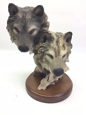 Mill Creek Studios Through The Mist 71230 Wolf Sculpture • $39.99