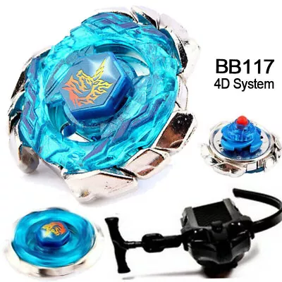 Beyblade 4D System BB117 Fusion Spinning Top Metal Master Rapidity With Launcher • $10.99