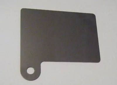 STAINLESS STEEL MOTORCYCLE INSPECTION STICKER PLATE(3X4 1/4 )New Side Tab. • $13.24