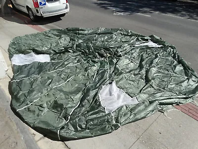 US Military Olive Drab 28' Parachute Canopy • $499.95