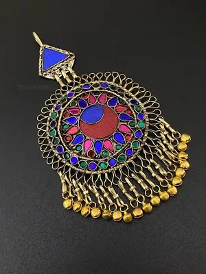Afghan Kochi Traditional Handmade Jewelleries Headpiece  Jhummar Side Tikka • £22.99