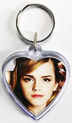 Emma Watson Heart Shaped Keyring Harry Potter Beauty And The Beast  • £2.99