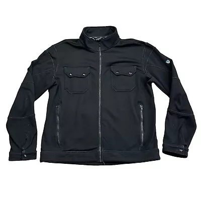 Kuhl Kollusion Soft Shell Men’s XL Zipper Black Jacket • $39.99