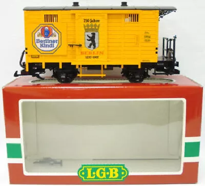 LGB 4031B G Scale Berlin Box Car W/ Plastic Wheels LN/Box • $45.74