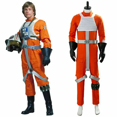 Star Wars X-WING Rebel Pilot Cosplay Costume Jumpsuit Suit Uniform • $59.90