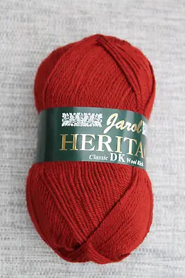 New Jarol Heritage 55% Wool DK Chestnut Orange Brown  5 X 100g 4mm Needles • £17