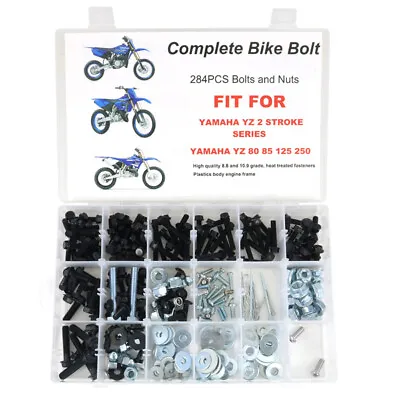 Exhaust Frame Body Plastic Bolt Kit Aftermarket Fit For Yamaha YZ85 YZ125 YZ250 • $36.08