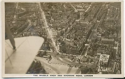 The Marble Arch And Edgware Road London Aerial Photo Postcard • £4