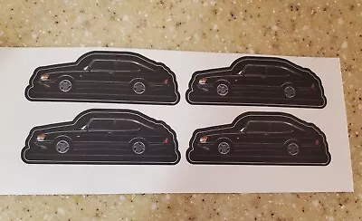 RARE SAAB 900 TURBO Stickers LOT Of 4  • $8.99