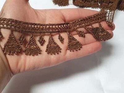 £2.39 • Buy Nea Indian Embroidered Lace Edge Trim Wedding Ribbon Applique Sewing Craft DIY 