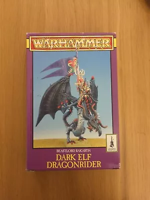 Warhammer Dark Elf Dragon Warrior Beastlord Rakarth In Box • $103.21