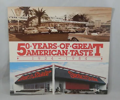 Vintage 1984 Steak 'n Shake Wall Calendar 50 Years 1934-1984 Anniversary • $11.99