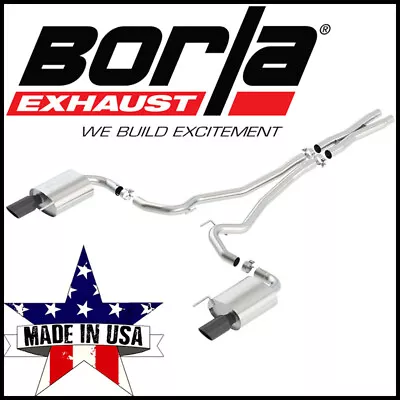 Borla S-Type 2.5  Cat-Back Exhaust System Fits 2015-2017 Ford Mustang GT 5.0L V8 • $1289.33