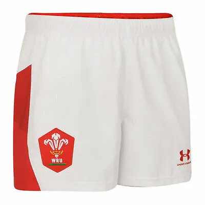 Under Armour Wales Rugby Shorts WRU Home Adults Mens Welsh  • £24.98