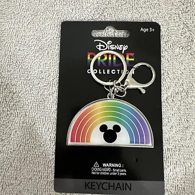 Disney Gay Pride Collection Mickey Mouse Rainbow Key Chain 2023 LGBTQ+ New • $10.99