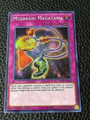 Musakani Magatama SPWA-EN055 Yugioh (New) 1st Edition • $0.72