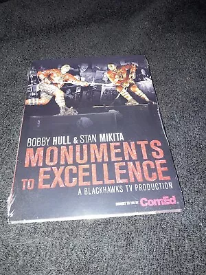 Rare Hull & Mikita: Monuments To Excellence {DVD} Blackhawks NHL Hockey NOS OOP • $15