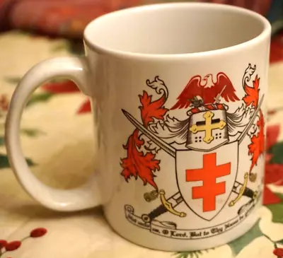 Knights Templar Coffee Mug - Masonic Accessories Gift-Xpisti Sicillum Militum • $6.99