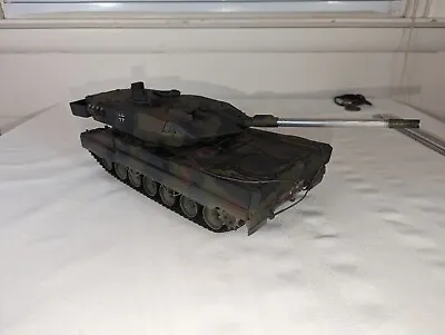 German Leopard 2 RC Battle Tank  1/24 Airsoft No Remote AS IS CONDITION • $49.99