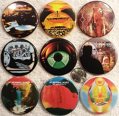 My Morning Jacket PIN BUTTON LOT - 9 Album Discography Jim James Rare • $9.99