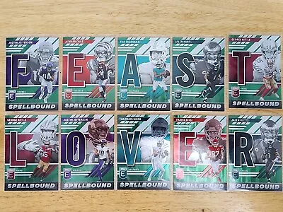 2023 Panini Donruss Elite Football Spellbound - Kelce Hurts Chase And More • $2.49
