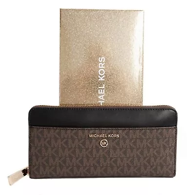 Michael Kors Purse Wallet Jet Set Charm Pocket Za Continental New • $101.14