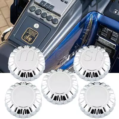 Chrome Radio Stereo Knobs Covers Cap For Honda GoldWing 1500 GL1500 1988-2000 • $23.96