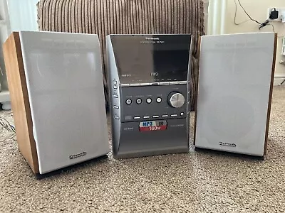 £5 • Buy Panasonic Mini Hi-Fi System 5 X Cd Interchanger Casette Radio MP3 (Collection)