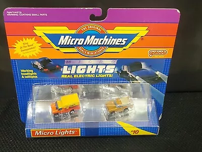 NEW Micro Machines Micro Lights #10 By Galoob- Delivery Van & 57 Chevy Nomad • $23.20