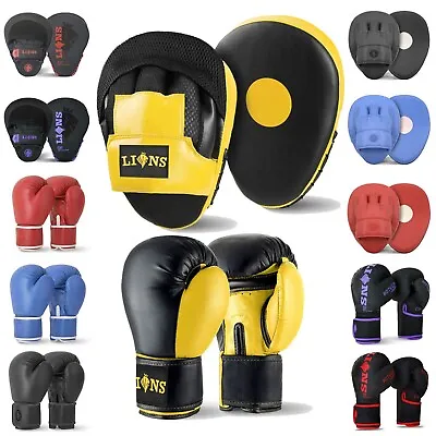 £20.99 • Buy Kids Boxing Gloves Focus Pads Set Junior Punch Bag Sparring Training Ages 6-11