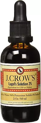 J.Crow's Lugol's Solution Of Iodine 2 Ounce • £35.52