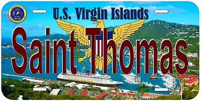 Saint Thomas ST01 US Virgin Islands Novelty Car License Plate • $17.85