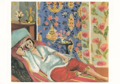 Art Postcard Matisse Odalisque A La Culotte Rouge Museum L'Orangerie Paris • $4