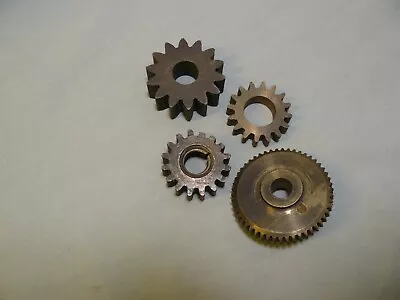 Lot Of Four Vintage Brass Gears For Parts Steampunk • $20